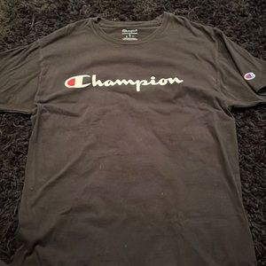 Black Champion Tee